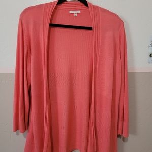 Maurices Womens XL, Coral Knit Cardigan. Rayon